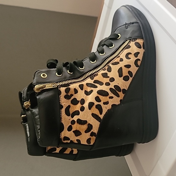 Leopard Wedges - Picture 3 of 6